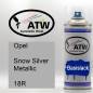 Preview: Opel, Snow Silver Metallic, 18R: 400ml Sprühdose, von ATW Autoteile West.